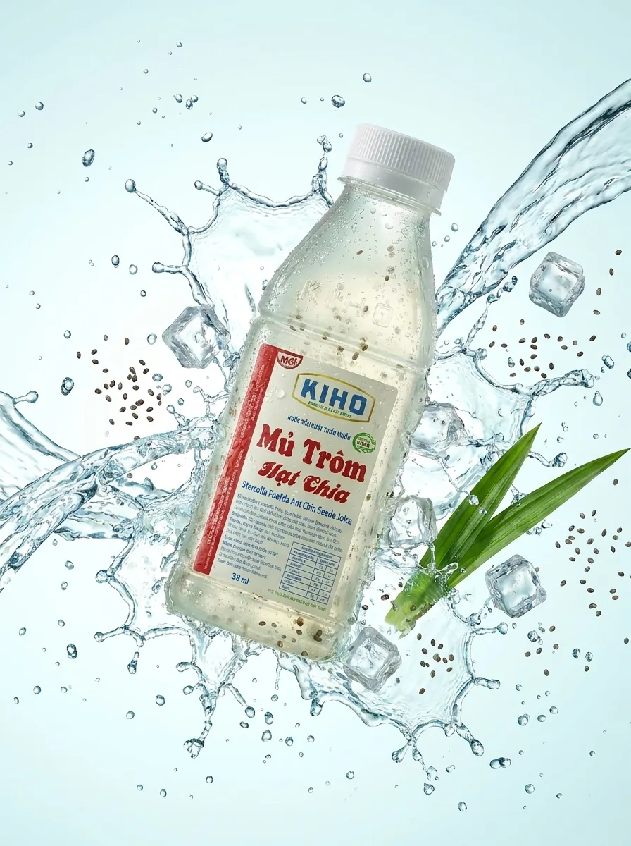 Chai Mủ Trôm Hạt Chia lạnh