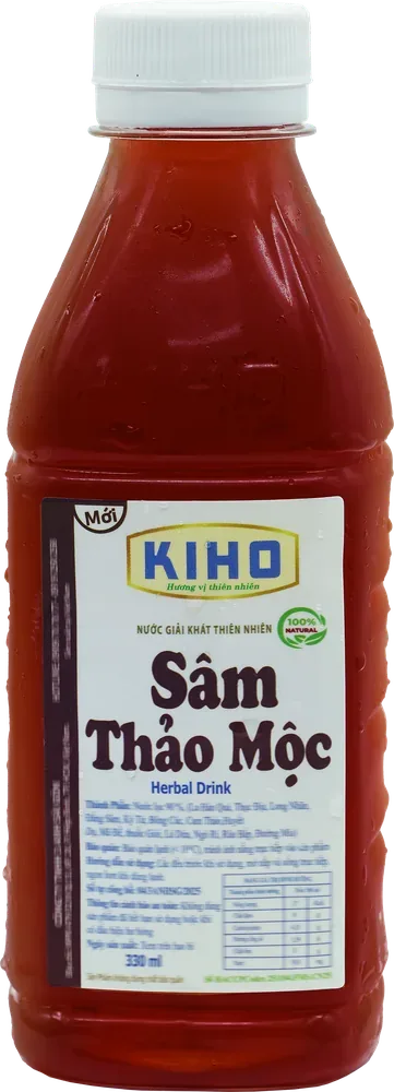 Nước sâm thảo mộc KIHO nấu từ gì?